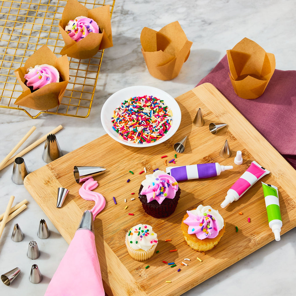 Kraft Tulip Baking Cups, 24 Pieces, by Way To Celebrate - Image 2