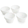 S&T Inc. Reusable Non-Stick Silicone Baking Cups (12 Pack) - Standard Size - Confetti